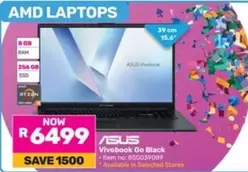 Asus - Vivobook Go Black