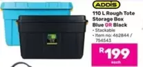 Addis - 110 L Rough Tote Storage Box