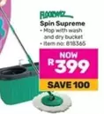 Supreme - Spin  Mop with wash and dry bucket - Item no: 618365