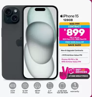 Apple - iPhone 15 128GB