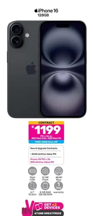 Apple - iPhone 16 128GB