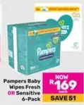 Pampers - Baby Wipes Fresh OR Sensitive