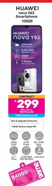 Huawei - nova Y63 Smartphone 128GB