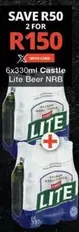 CASTLE - Castle Lite Beer NRB