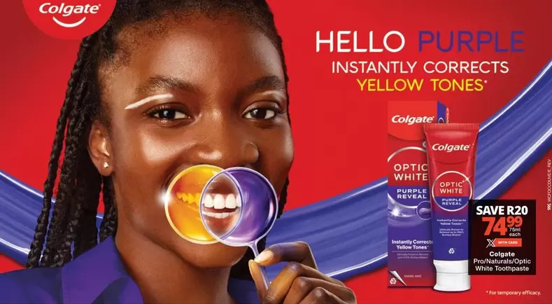 Colgate - Optic White Purple