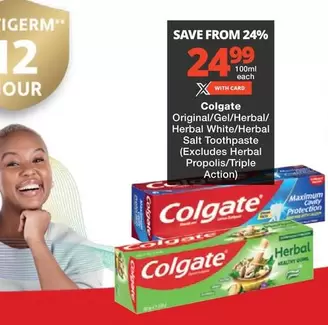 Colgate - Original/Gel/Herbal/Herbal White/Herbal Salt Toothpaste