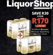 Bernini - Sparkling Spritzer Cans