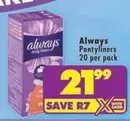 Always - Pantiliners