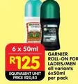 Garnier - ROLL-ON FOR LADIES/MEN