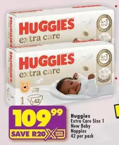 Huggies - Extra Care Nappies