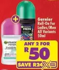 Garnier - Roll-On For Ladies/Men