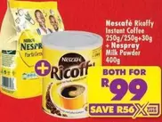 Nescafé - Instant Coffee + Milk Powder