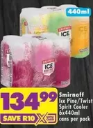 Smirnoff - Spirit Cooler