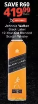 Johnnie Walker -  Black Label 12-Year-Old Blended Scotch Whisky