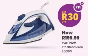Platinum - Pro Steam Iron 2000W