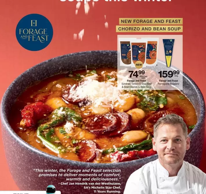 Comfort - CHORIZO AND BEAN SOUP