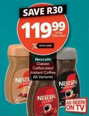 Nescafé - Classic Caffeinated Instant Coffee