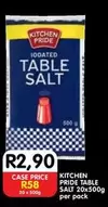 Pride - IODATED TABLE SALT 20x500g