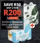 Savanna -  Dry/Light Premium Cider NRB