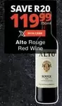 Alto - Rouge Red Wine