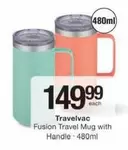 Fusion -  Travel Mug with Handle