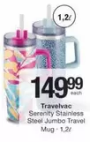 Jumbo - Serenity Stainless Steel  Travel Mug