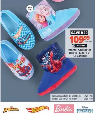 Disney - Infants' Character Boots