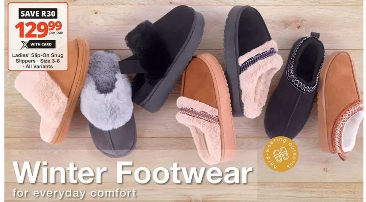 Everyday - Ladies' Slip-On Snug Slippers