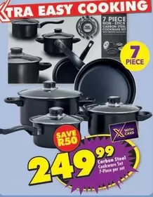 Carbon Steel Cookware Set 7-Piece