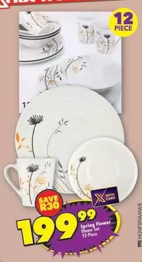 Spring Flower Dinner Set 12-Piece
