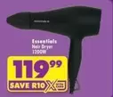 Essentials - Hair Dryer 1200W