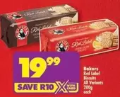 Bakers - Red Label Biscuits