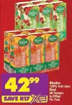 Rhodes - 100% Fruit Juice Blend