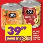All Gold - Apricot / Peach Jam