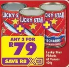 Lucky Star - Pilchards