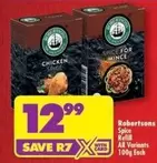 Robertsons - Spice for Mince Chicken Spice