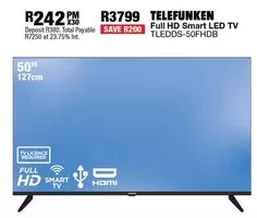 Telefunken - Full HD Smart LED TV TLEDDS-50FHDB