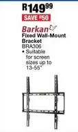 Fixed Wall-Mount Bracket BRA306