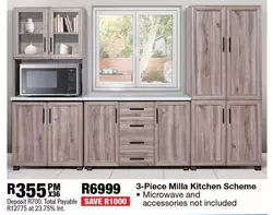 Total - 3-Piece Milla Kitchen Scheme