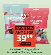 Collagen Glow Worms/Flat Tummy Gummies