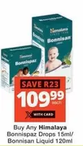 Himalaya - Bonnispaz Drops 15ml/Bonnisan Liquid 120ml