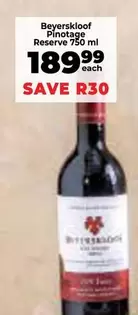 Beyerskloof - Pinotage Reserve 750 ml