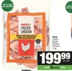 Spar - FROZEN CHICKEN MIXED PORTIONS WITH A HANE BASED MIXTURE