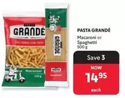 Macaroni or Spaghetti