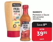 Nando's - Perinaise or Sauce