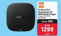 Xiaomi - TV Box S 3rd Generation 4K UHD Media Player (PFJ4191EU)
