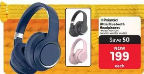 Polaroid - Ultra Bluetooth Headphones PBH7001