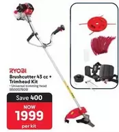 ryobi - Brushcutter 43 cc + Trimhead Kit (850007809)
