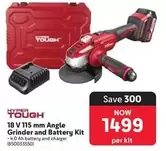 18 V 115 mm Angle Grinder and Battery Kit (850033550)