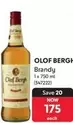 Olof Bergh - Brandy 1 x 750 ml (347222)
